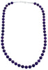 Amethyst Southwest Sterling Silver Bead Necklace BX120548